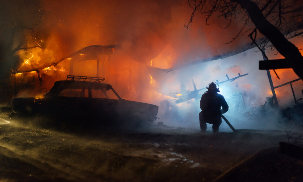 Incendiu locuință