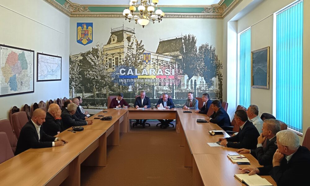 Ședință Prefectura Călărași