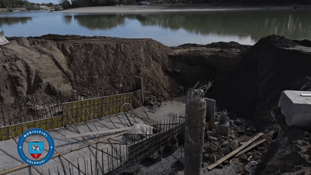 Rampa pentru autobuzul fluvial