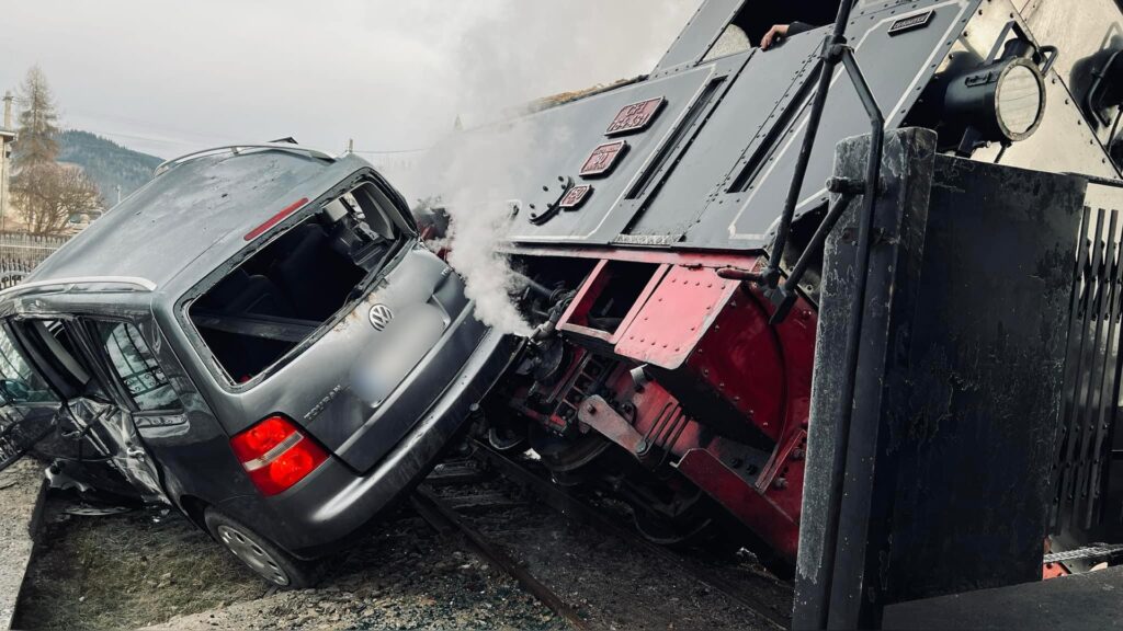 Accident Mocănița Moldovița