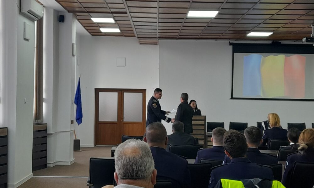 Polițiști călărășeni avansați înainte de termen