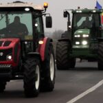 Protest fermieri și transportatori din județul Călărași