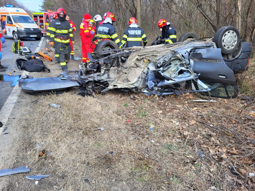 Accident rutier Sinești