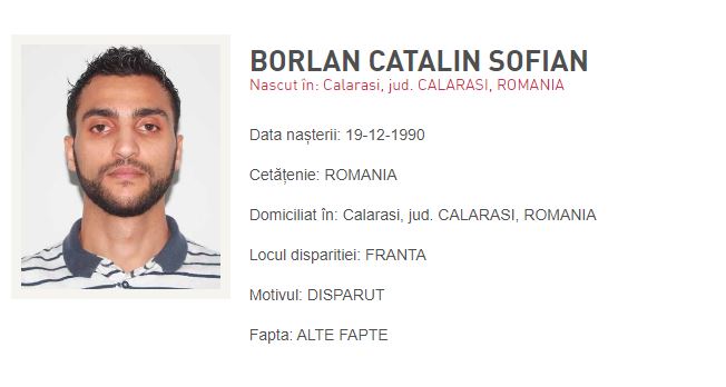 Bărbat din Călărași, dat dispărut în Franța