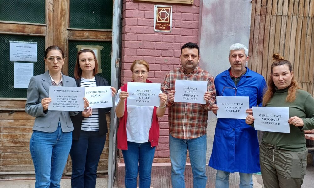 Protest Arhivele Naționale