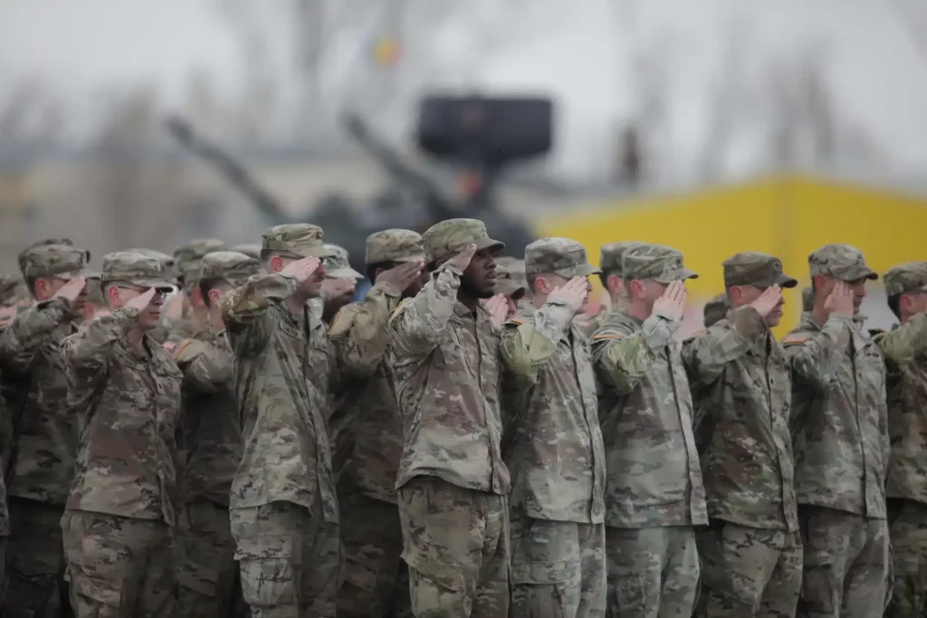 Militari americani la Kogălniceanu / foto Inquam Photos, George Călin