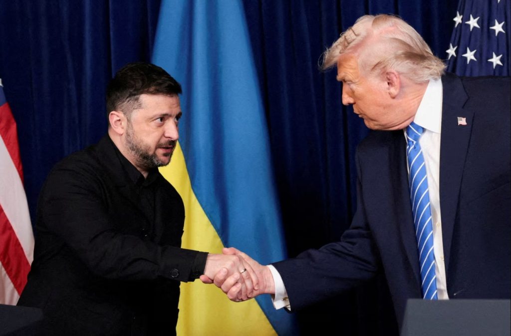 zelenski trump davos