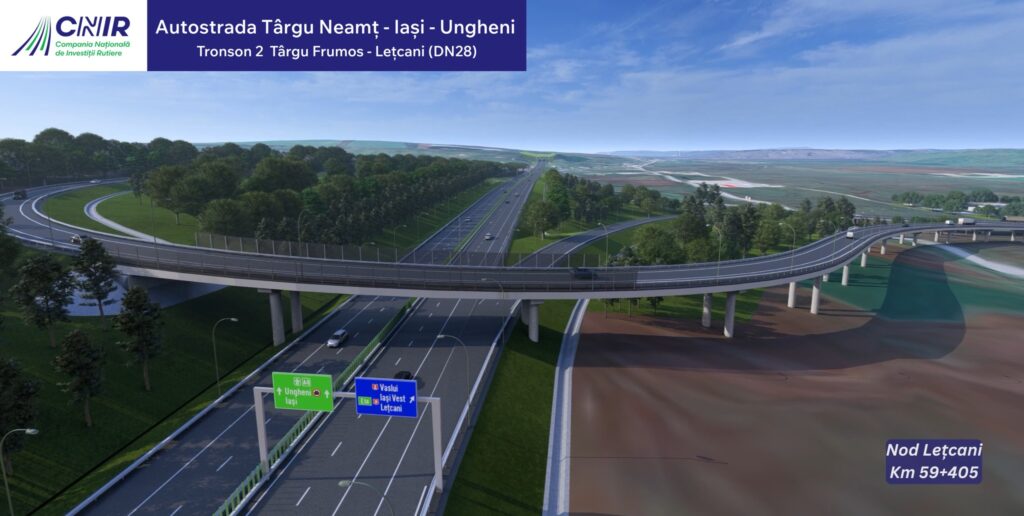 Contract de 57 de milioane de lei: nouă oferte pentru supervizarea lucrărilor pe A8, între Târgu Frumos și Lețcani